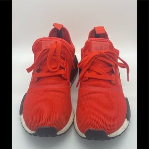 adidas Mens Red Athletic Sneakers